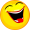 laughing happy face with tongue